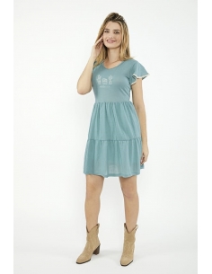 Vestido cactus verde