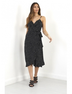 Vestido lunares negro 2