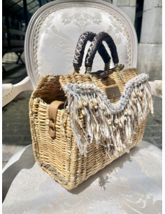 Bolso maletín pearls beige 2