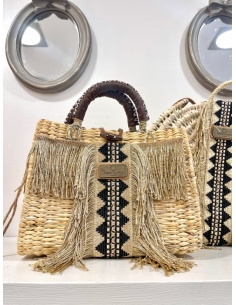 Bolso maletín Manhattan dorado