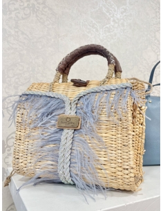Bolso maletín cristal gris