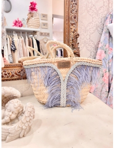 Capazo pequeño cristal gris