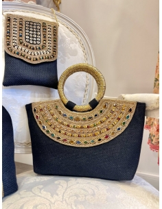 Bolso de mano Cleo negro 2