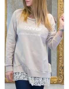 Sudadera Sonreir
